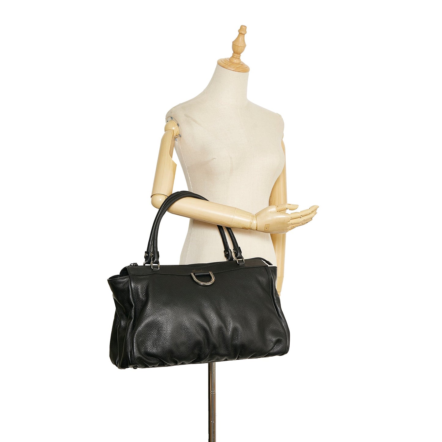Gucci Abbey D-Ring Leather Handbag