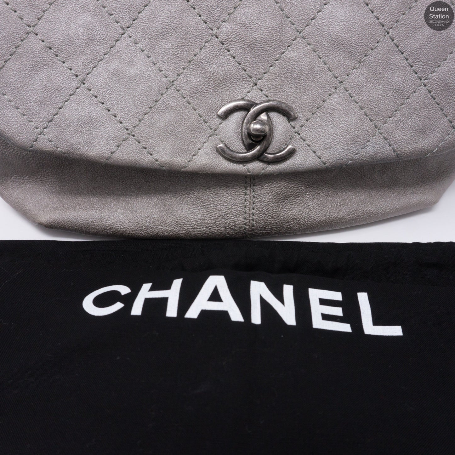 Quilted Soft Flap Medium Shoulder Bag