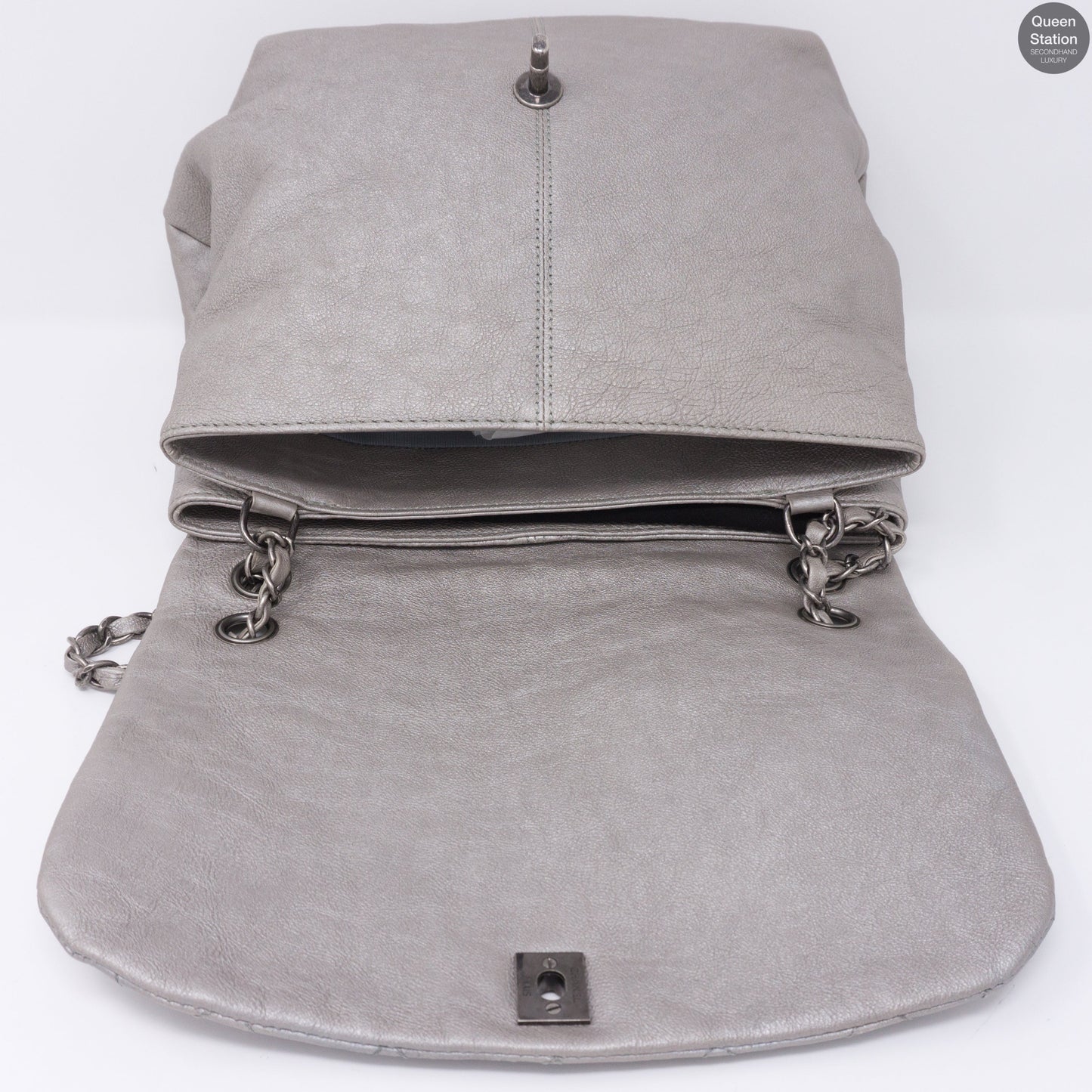 Quilted Soft Flap Medium Shoulder Bag