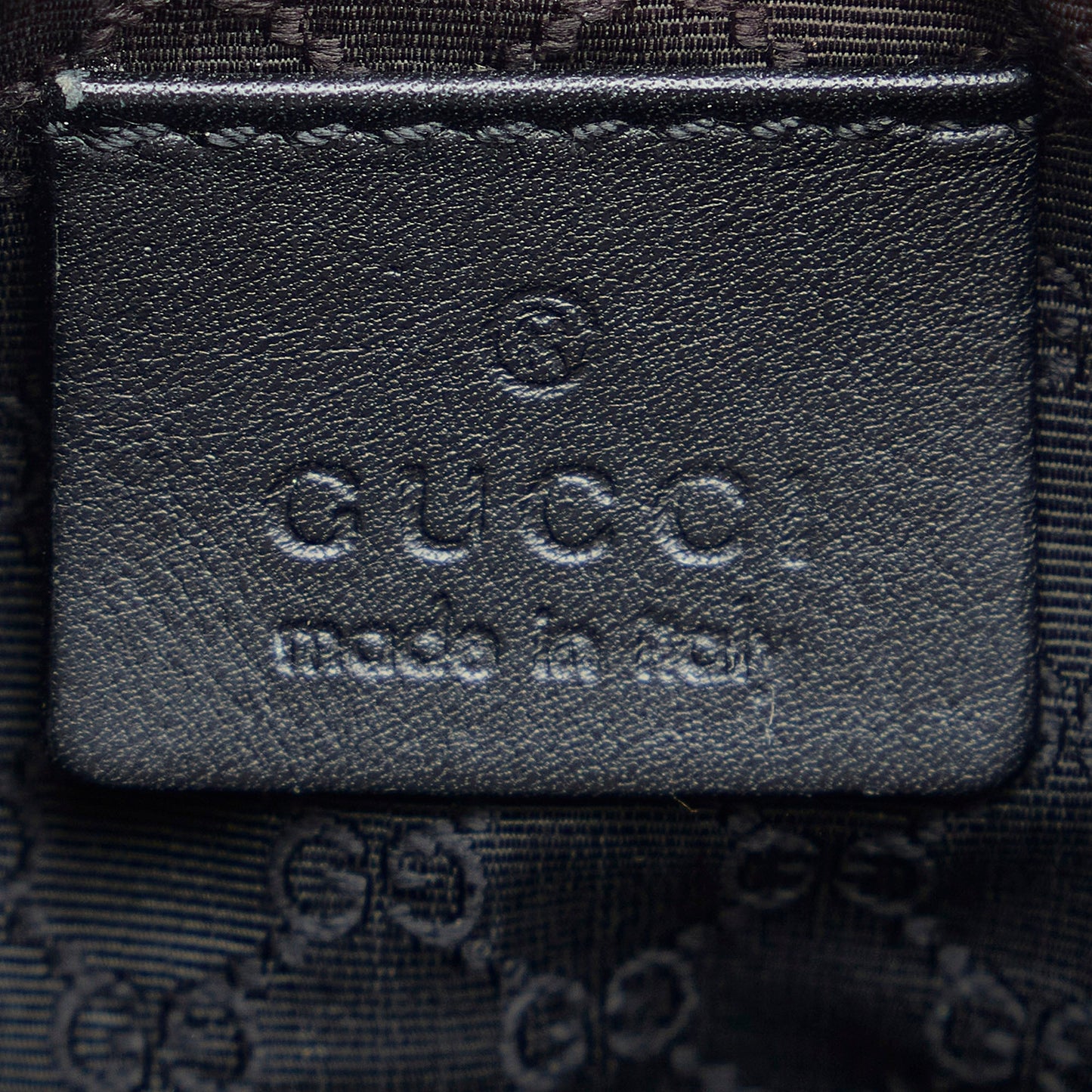 Gucci Web Baguette Black GG Denim Canvas