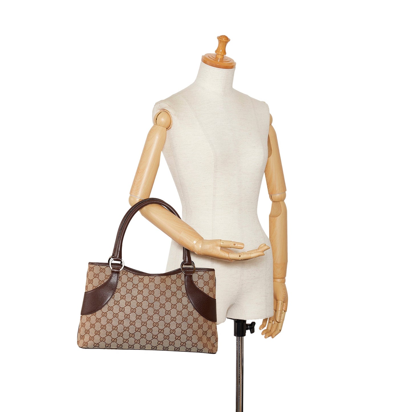 GUCCI GG Canvas Shoulder Bag