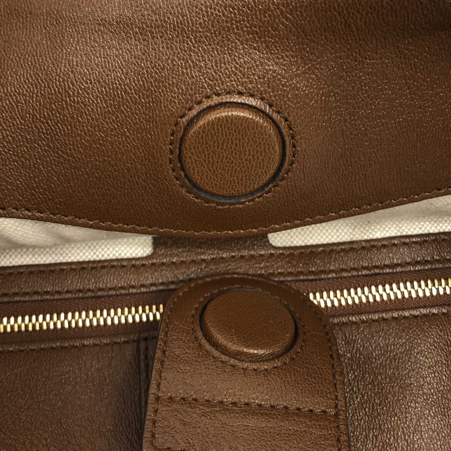 Brown Gucci GG Canvas Horsebit 1955 Tote Bag