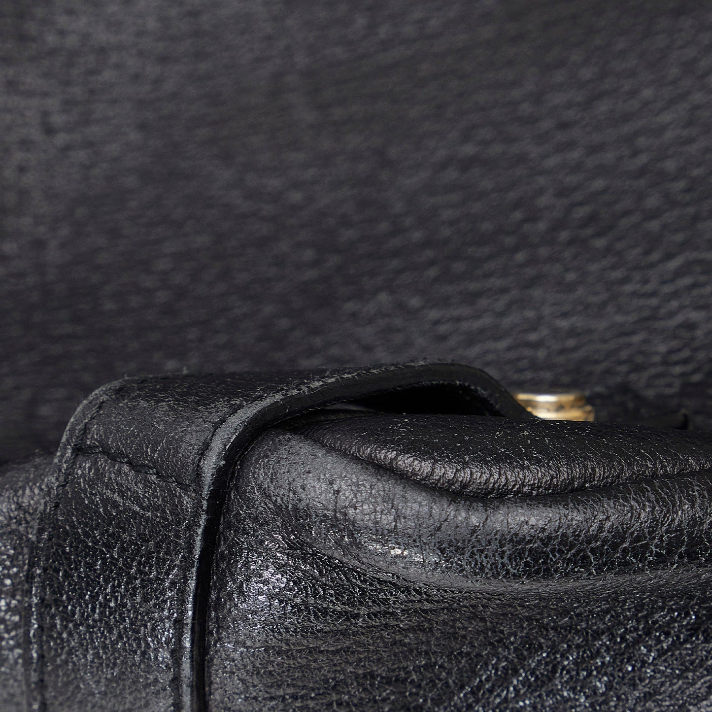 Black Gucci Leather Abbey Tote