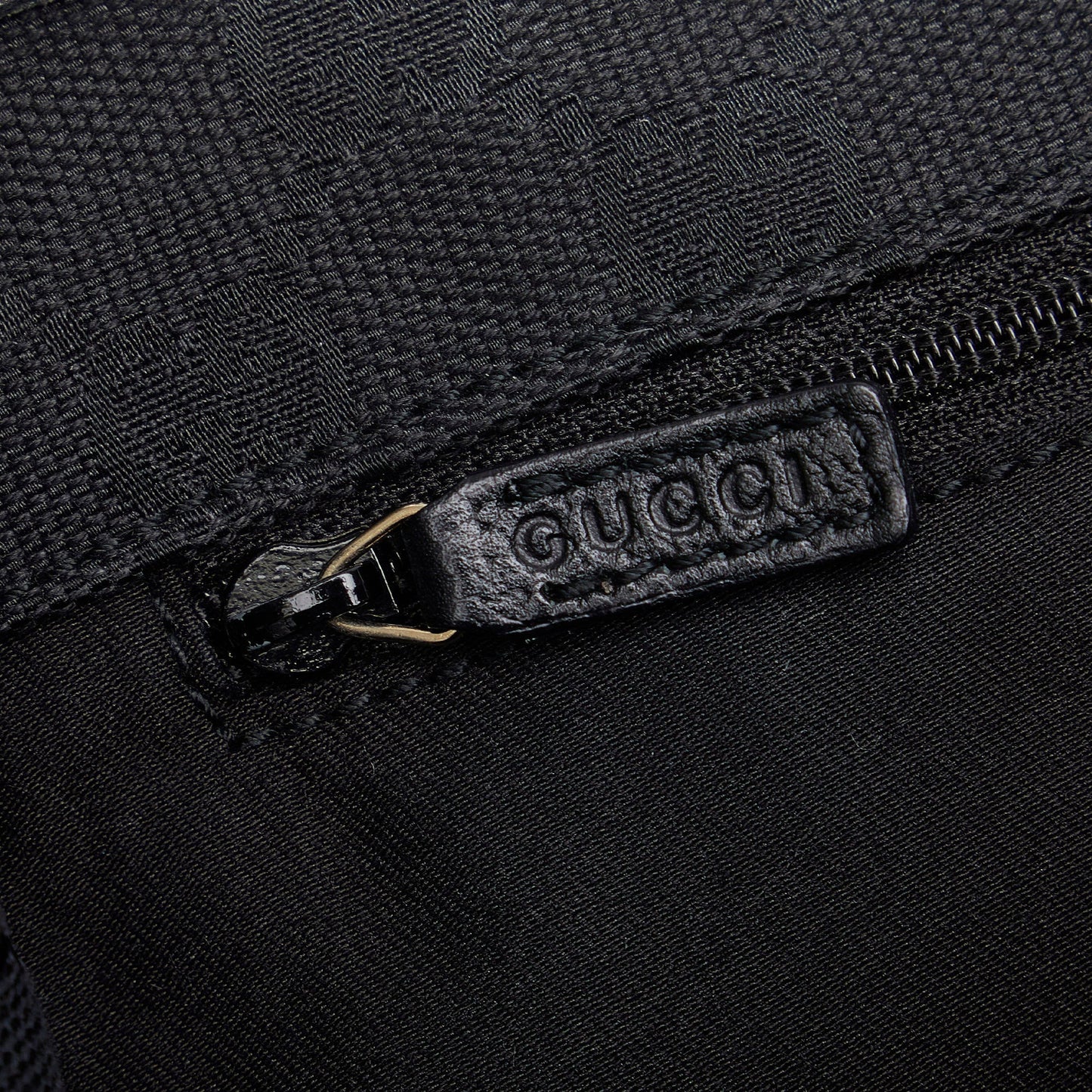 Black Gucci Leather Abbey Tote