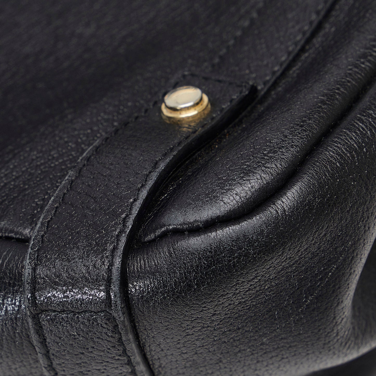 Black Gucci Leather Abbey Tote
