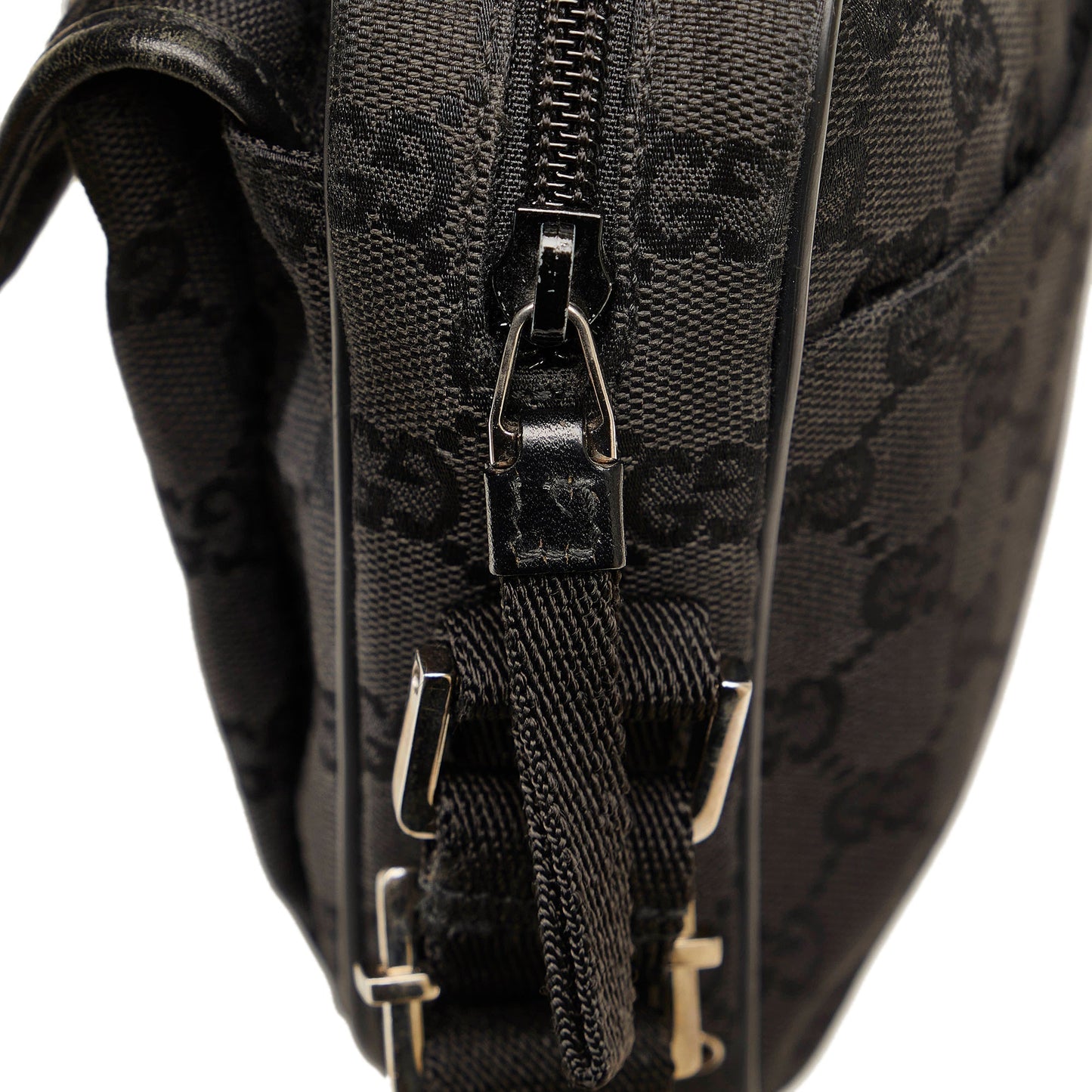 GUCCI GG Canvas Jackie Crossbody Bag