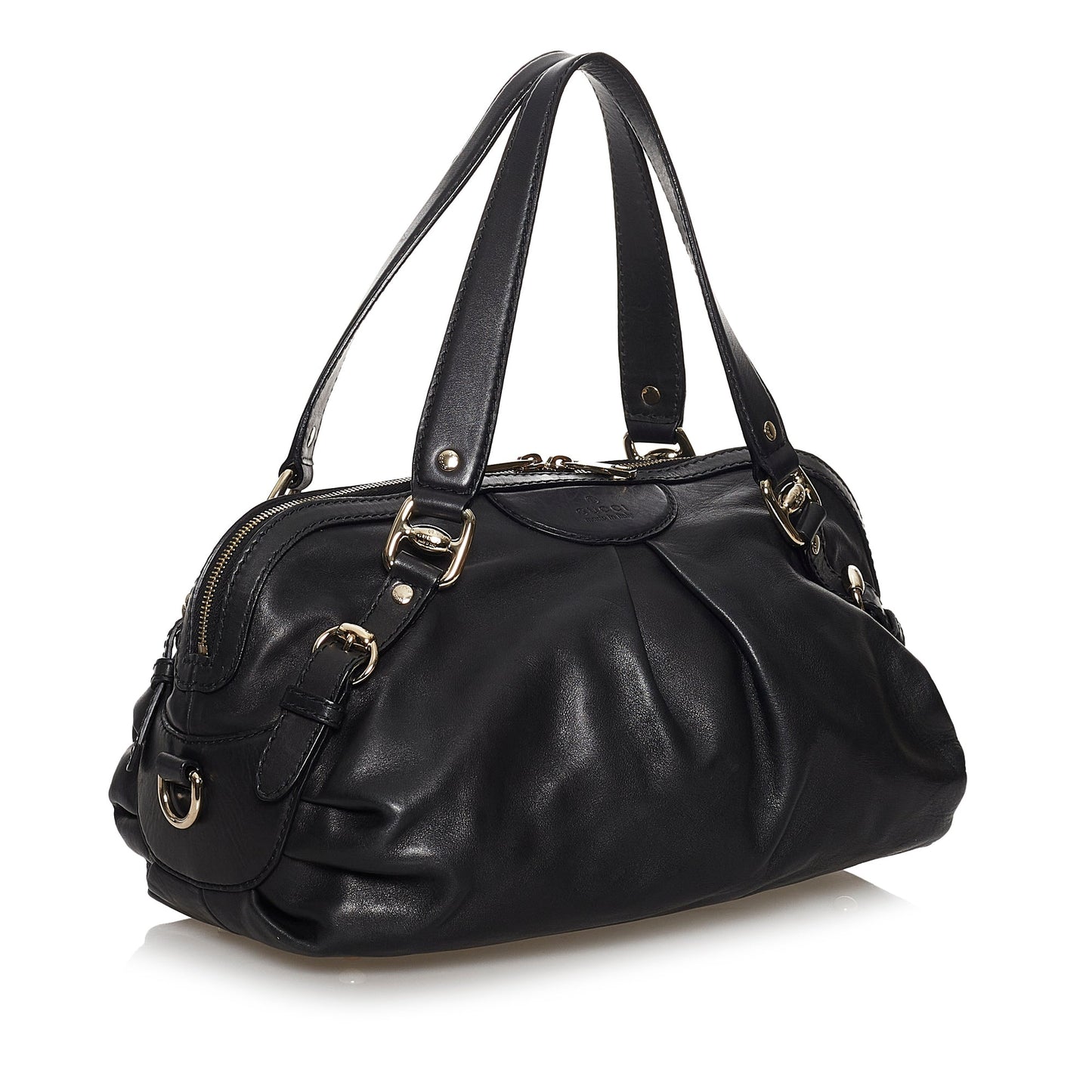 Gucci Vintage Leather Satchel