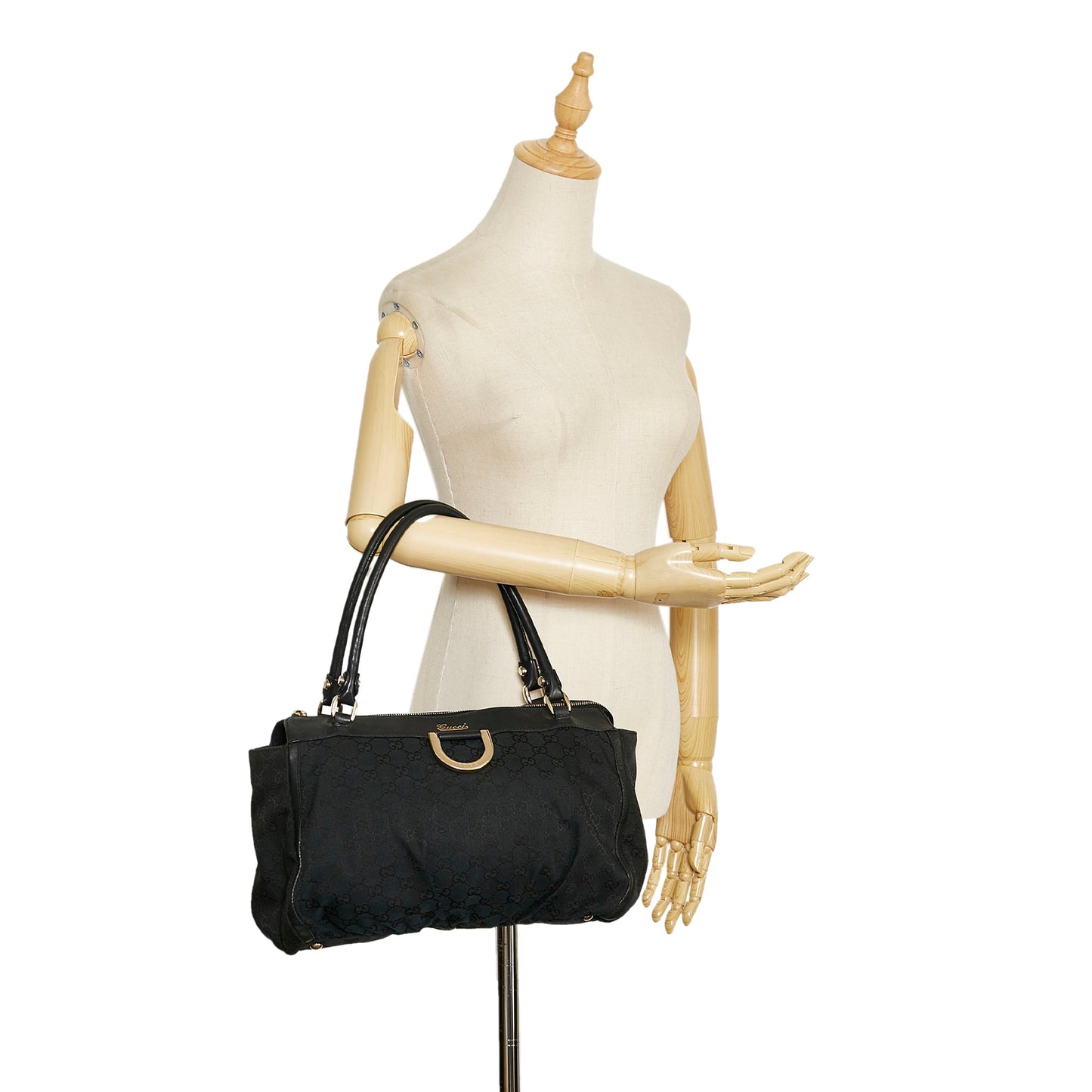 Gucci GG Canvas Abbey D-Ring Shoulder Bag