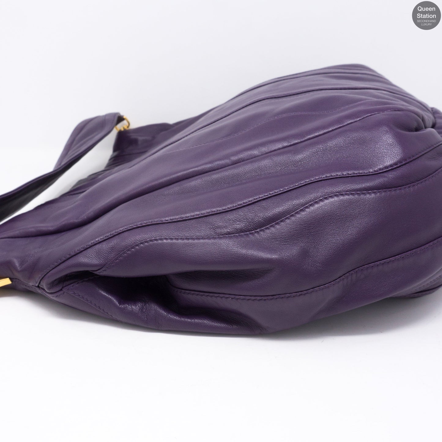 Viola Nappa Stripes Shoulder Bag