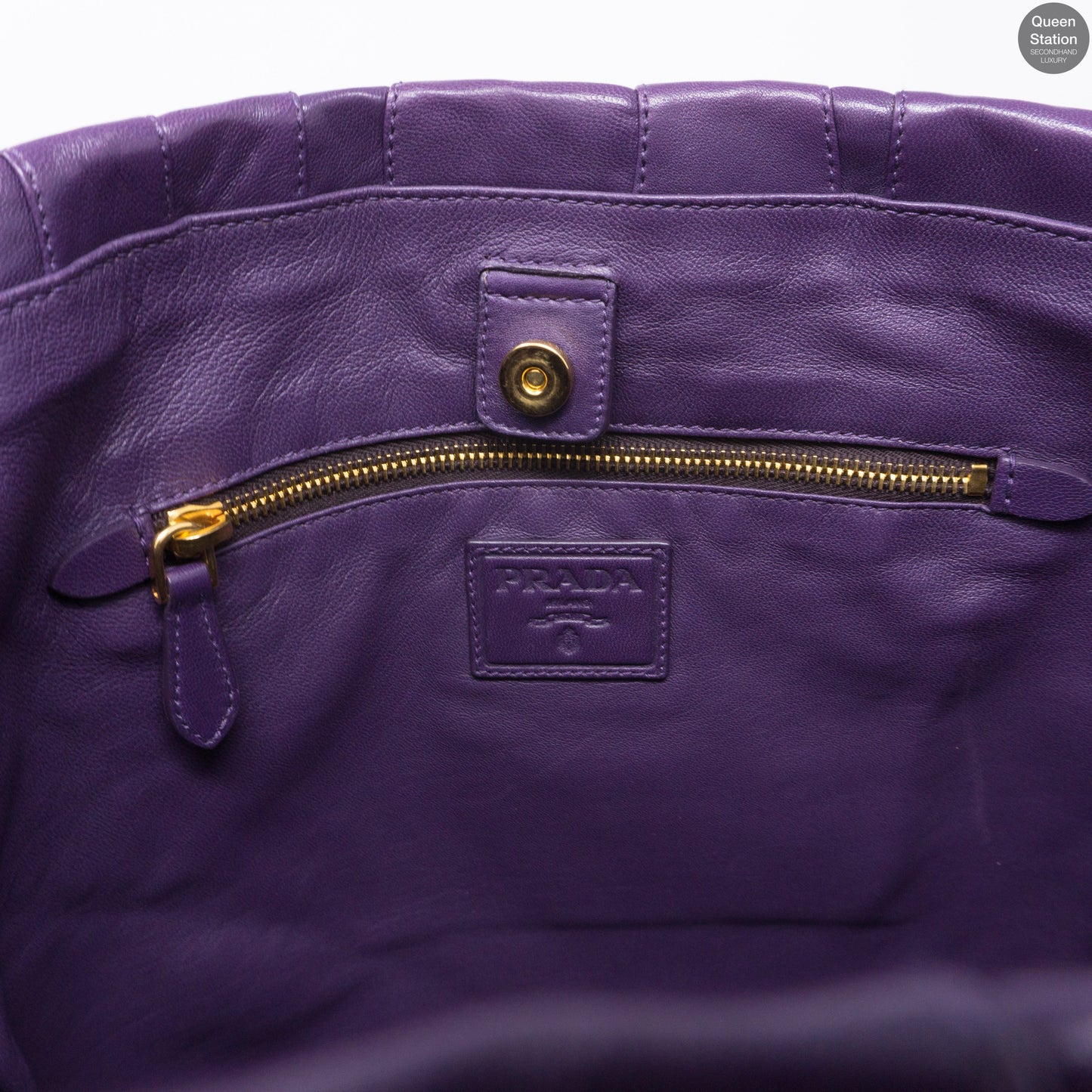 Viola Nappa Stripes Shoulder Bag