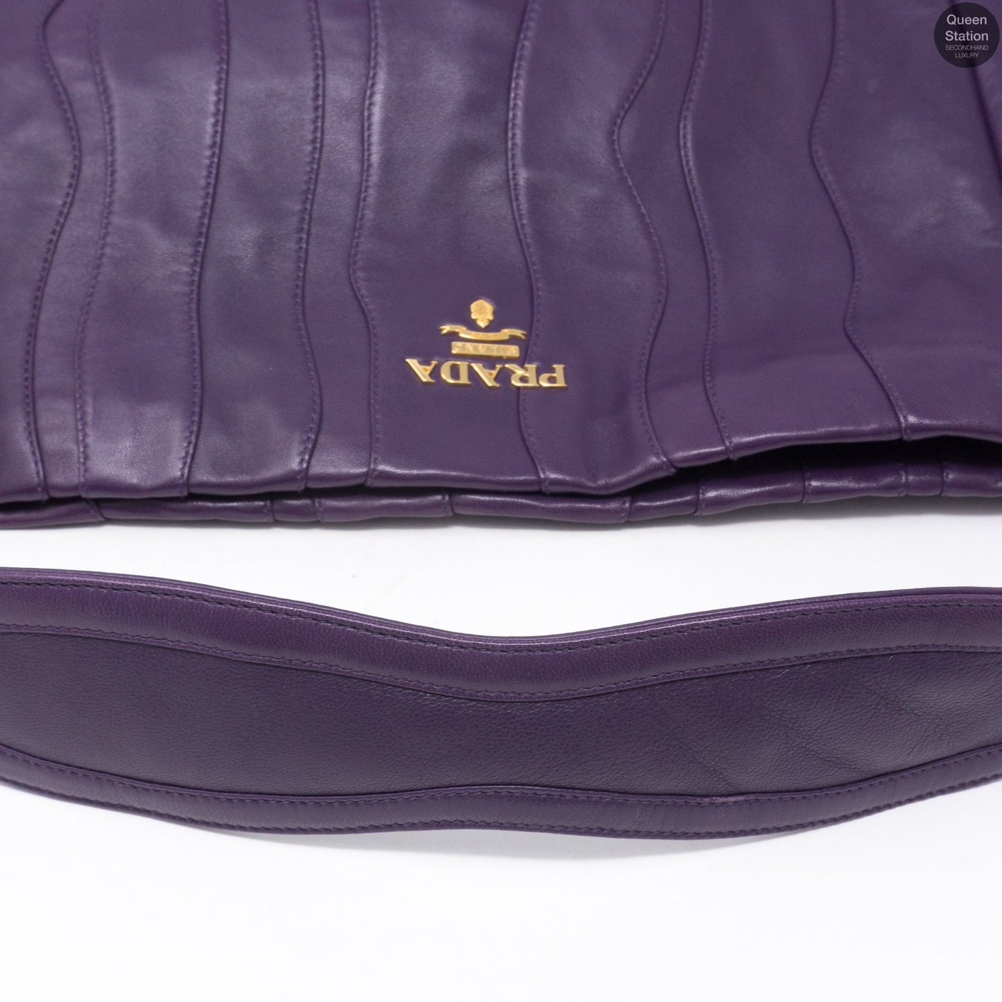 Viola Nappa Stripes Shoulder Bag