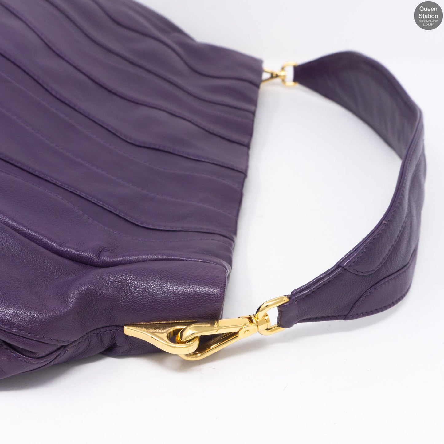 Viola Nappa Stripes Shoulder Bag