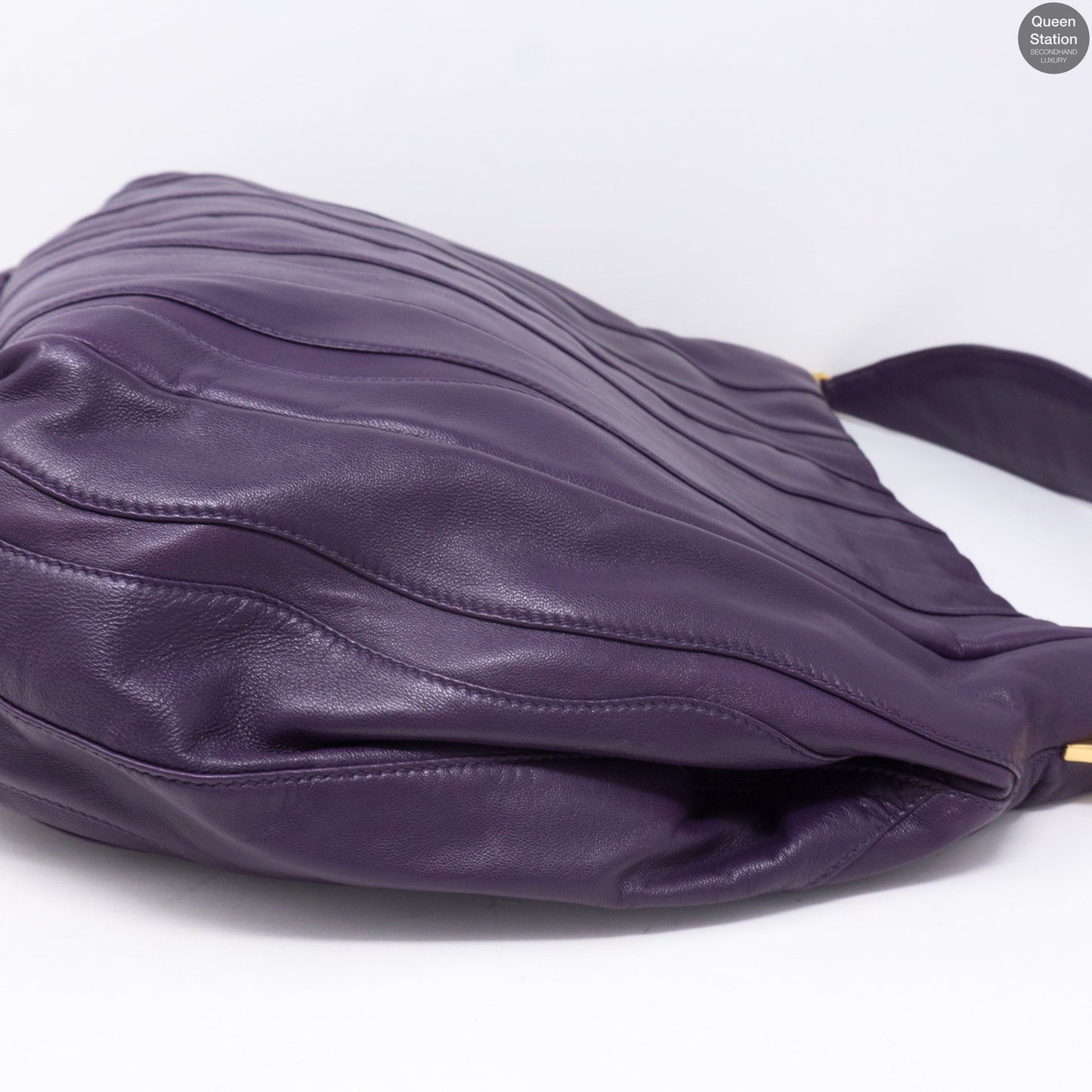 Viola Nappa Stripes Shoulder Bag
