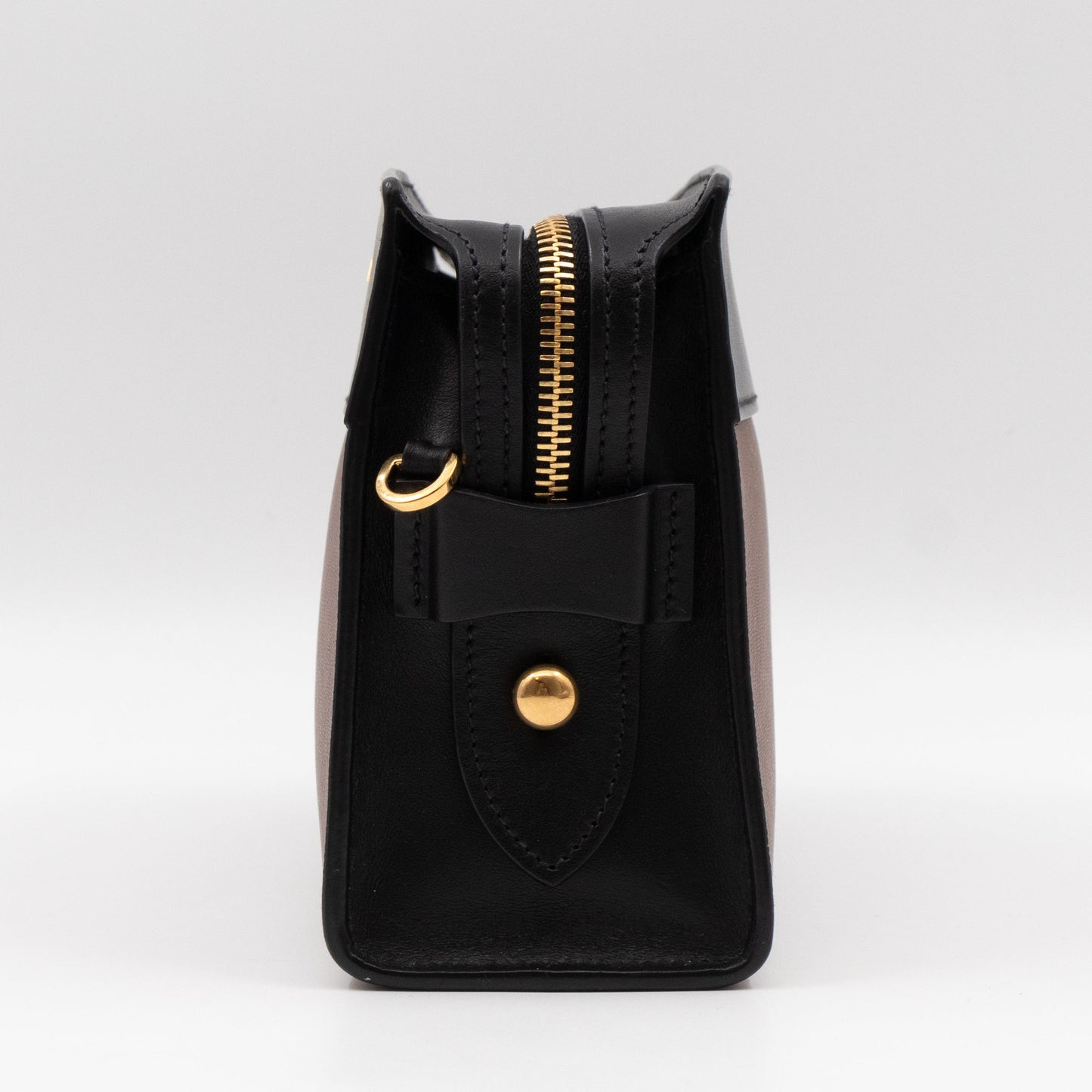 Esplanade Shoulder Bag Palissandro Brown & Noir Leather