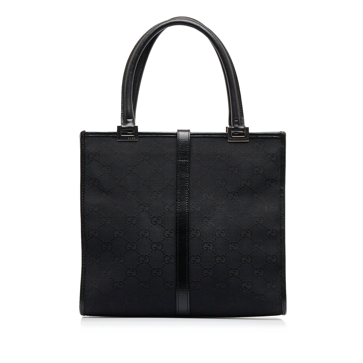 Black Gucci GG Canvas Jackie Tote Bag