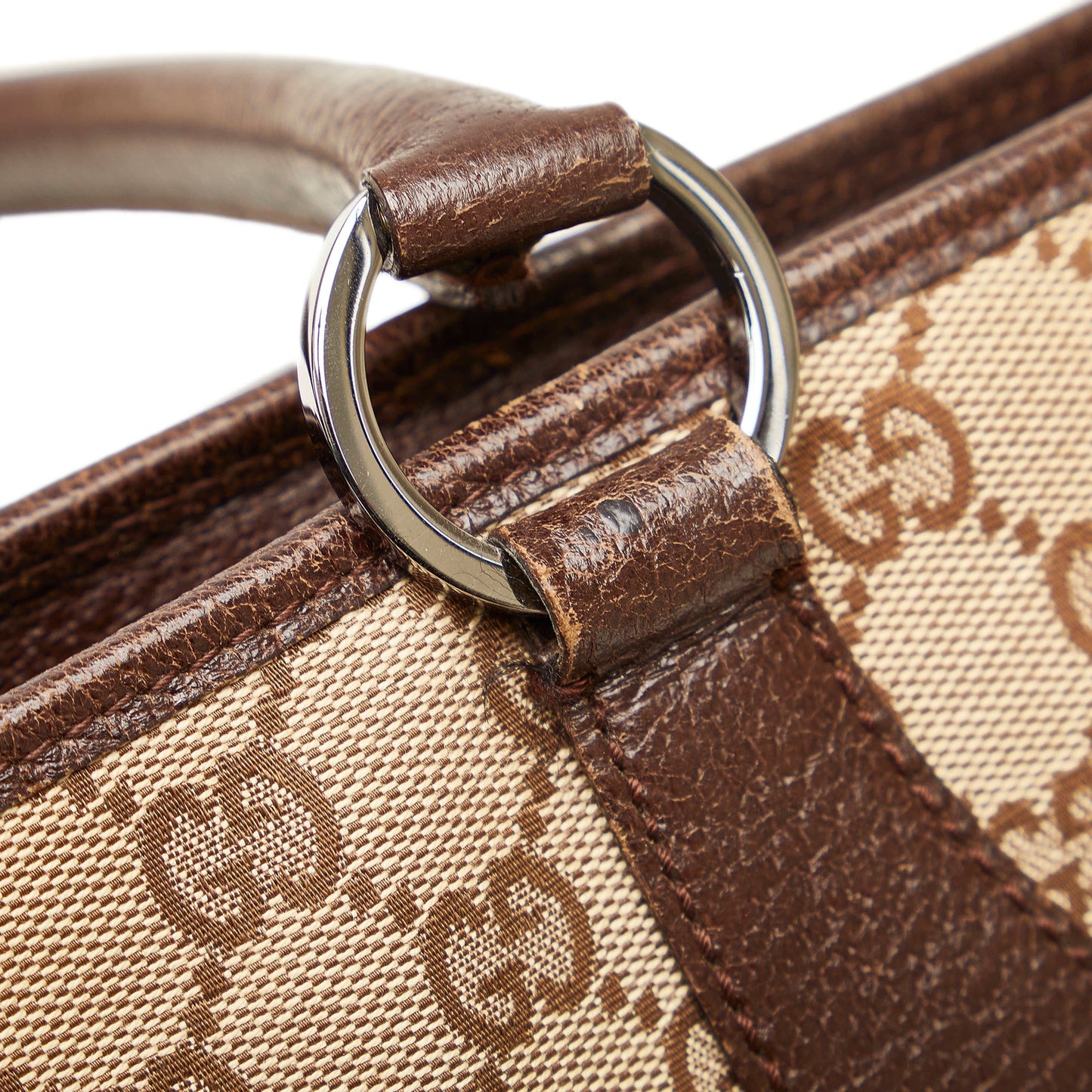 Brown Gucci GG Canvas Tote