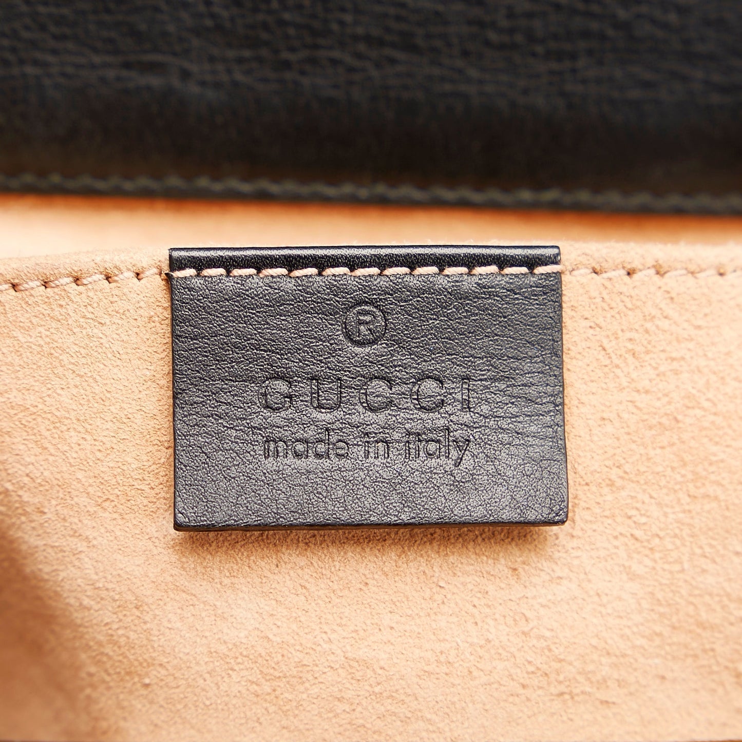 Gucci Pearl Studded Padlock Crossbody Bag