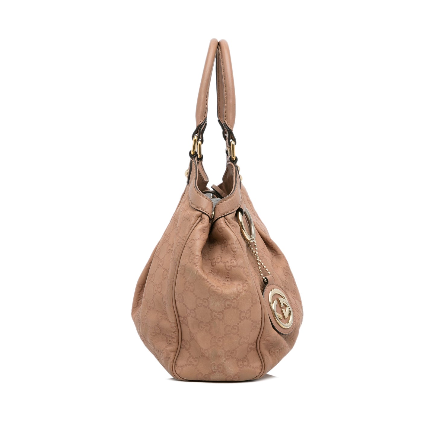 Pink Gucci Medium Guccissima Sukey Tote