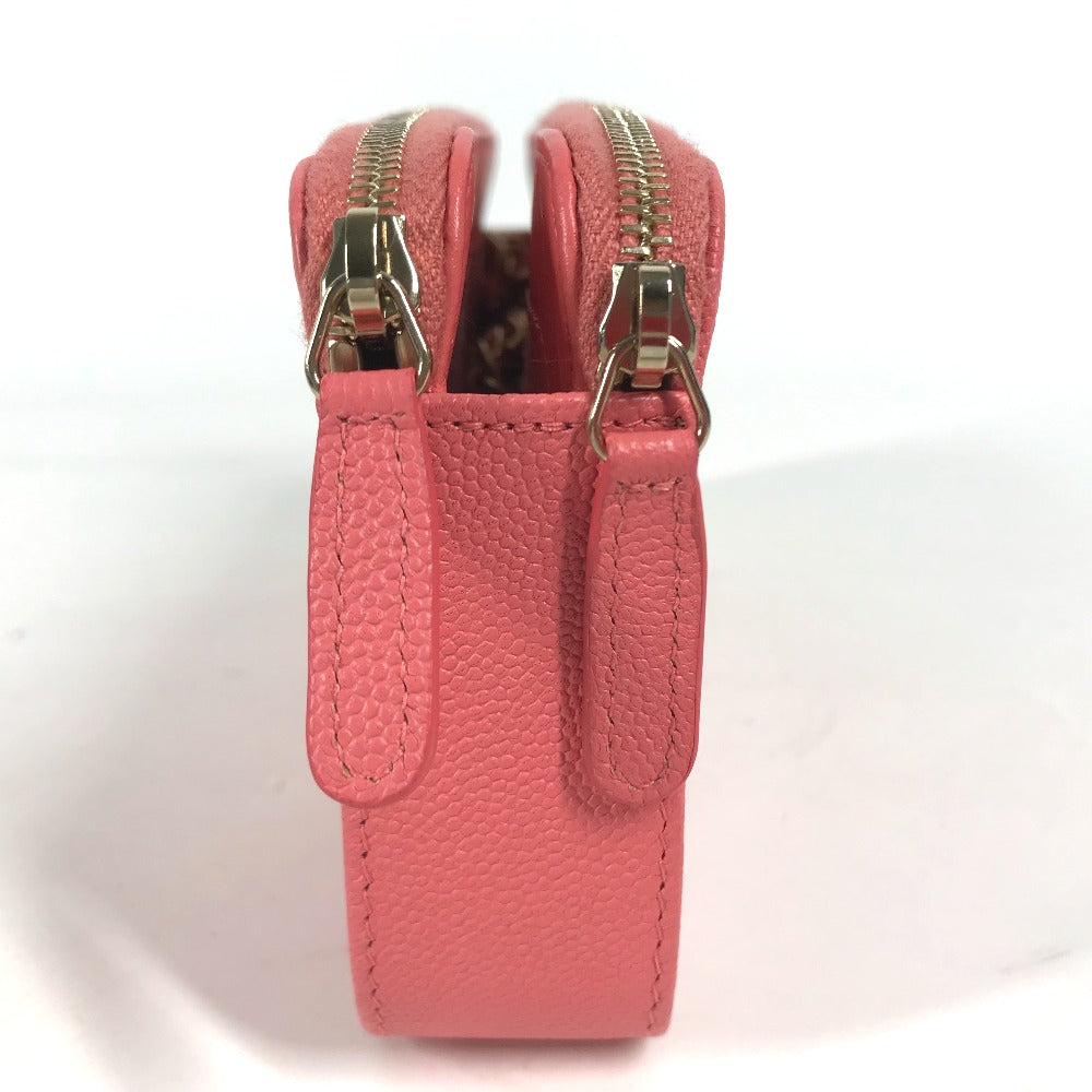 CHANEL Shoulder Bag A84069 Caviar skin Pink x Gold Metal CCCOCO Mark Boy Chanel COCO Mark