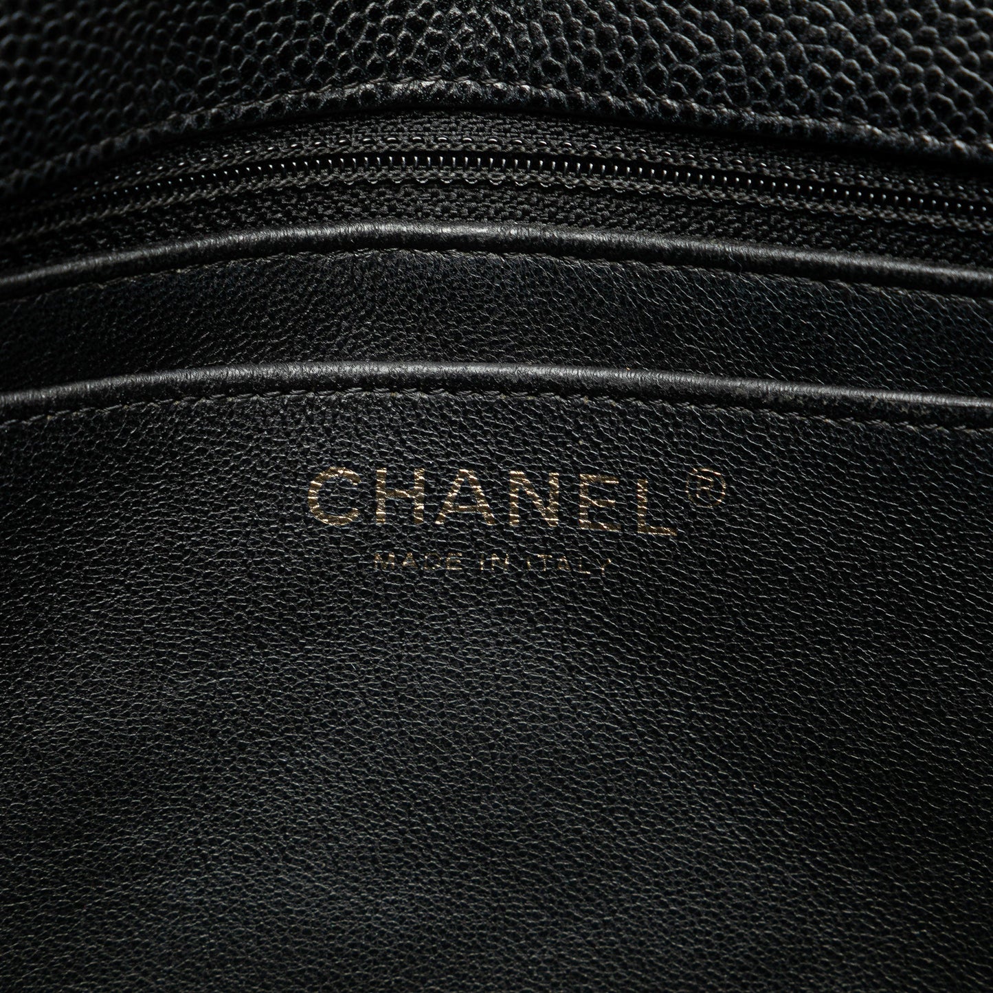 Black Chanel Jumbo Classic Caviar Single Flap Shoulder Bag