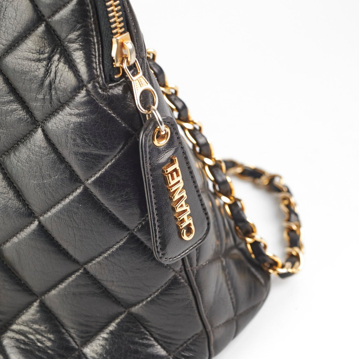 Chanel Dome Black Shoulder Bag