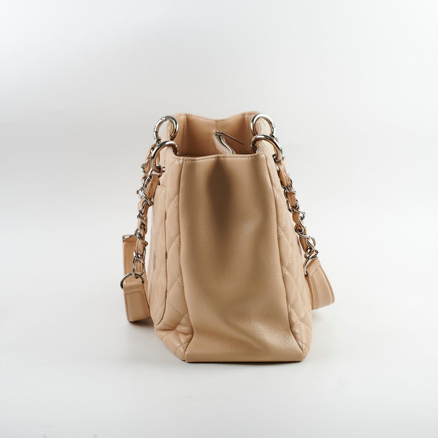 Chanel GST Caviar Beige Shoulder Bag- Series 13