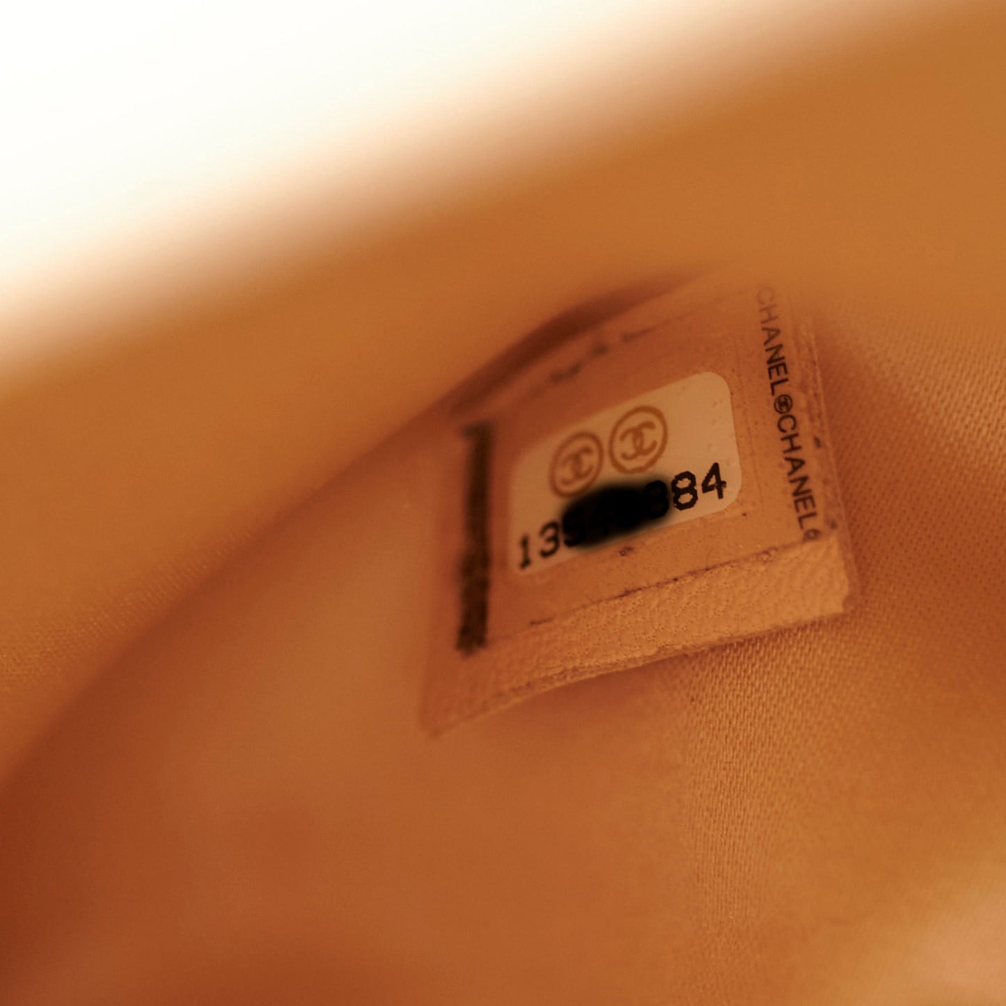 Chanel GST Caviar Beige Shoulder Bag- Series 13