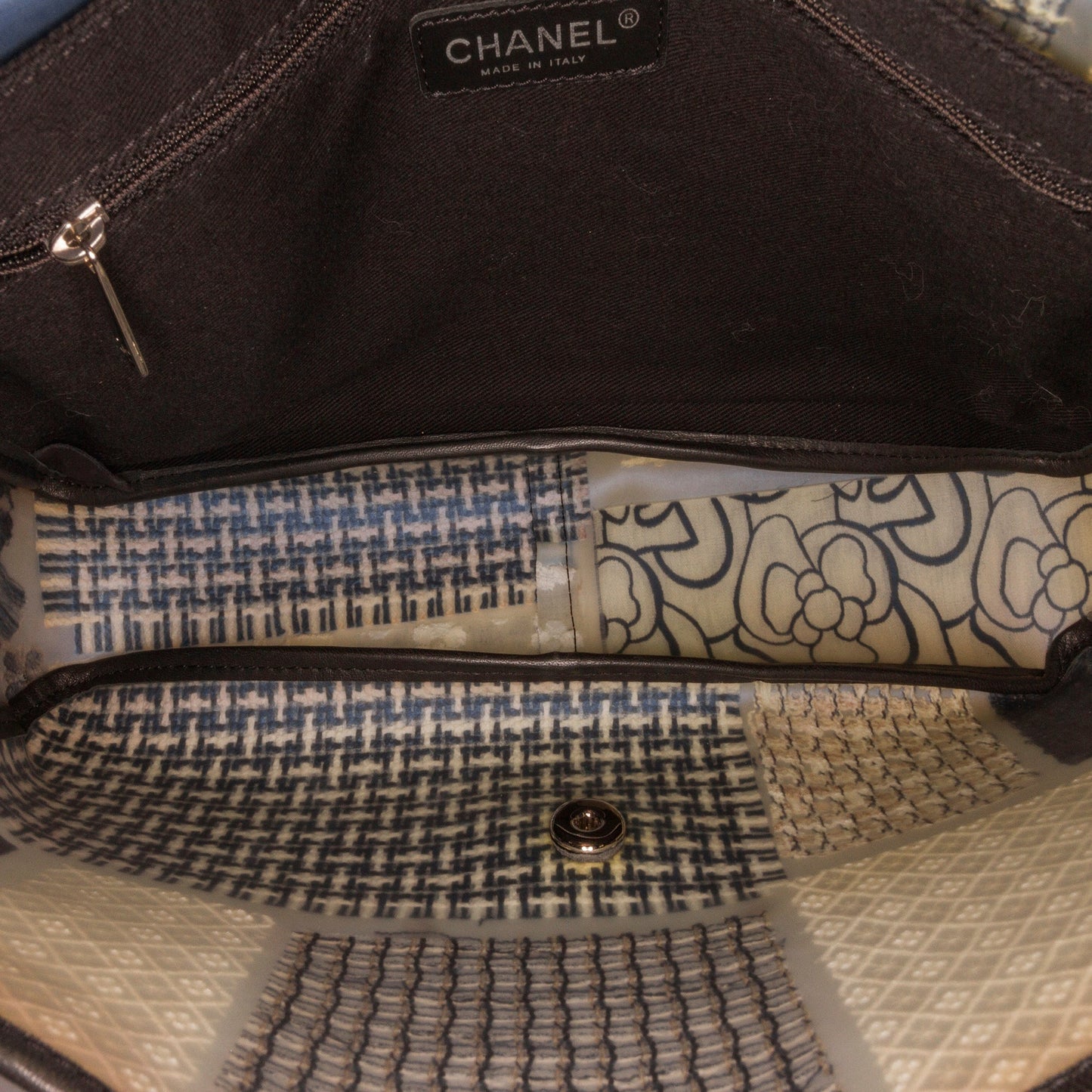 Black Chanel Jumbo CC Patchwork Classic Flap Shoulder Bag