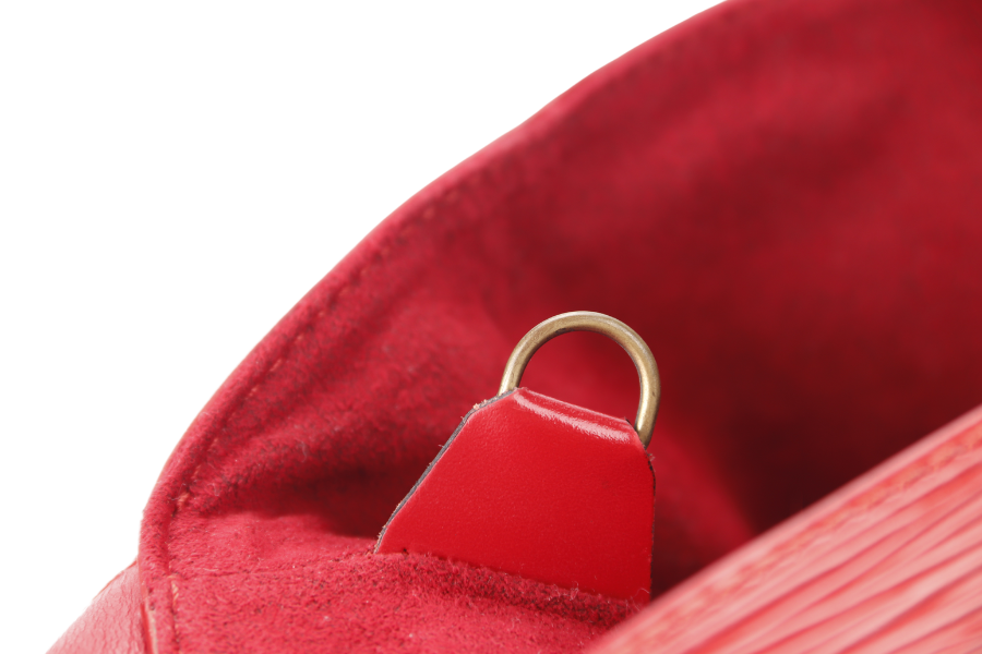 LOUIS VUITTON SAC D'EPAULE SHOULDER BAG (M80193) RED EPI LEATHER GOLD HARDWARE NO DUST COVER