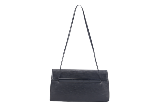 LOUIS VUITTON DINARD SHOULDER BAG BLACK EPI LEATHER NO DUST COVER