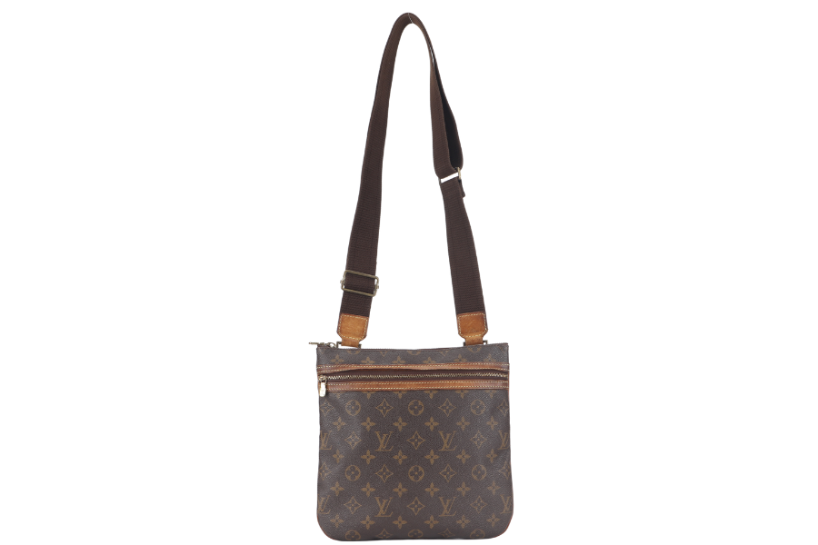 LOUIS VUITTON BOSPHORE POCHETTE (M40044) SHOULDER CROSSBODY BAG MONOGRAM CANVAS NO DUST COVER