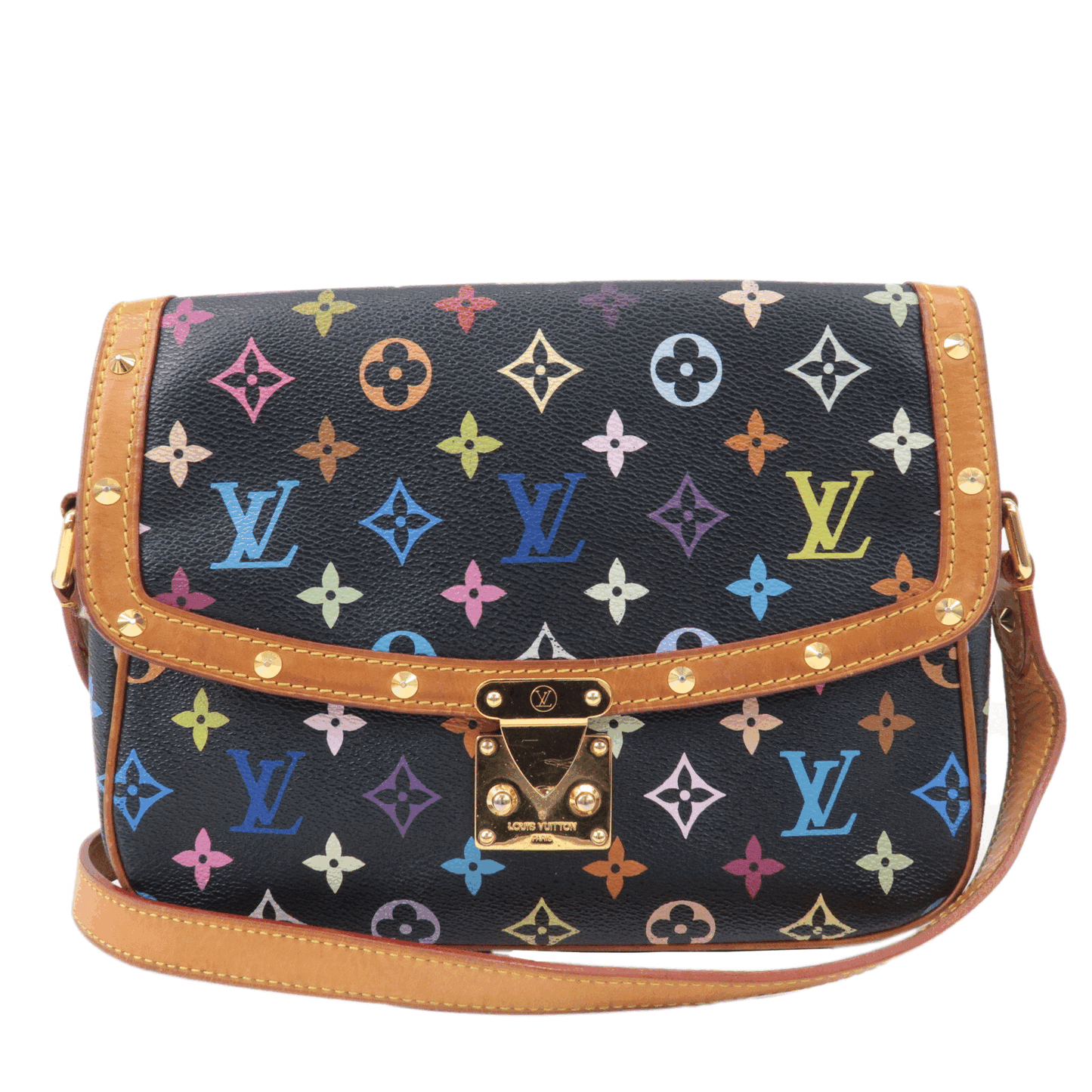 Louis Vuitton Multi Color Sologne Shoulder Bag Noir M92639