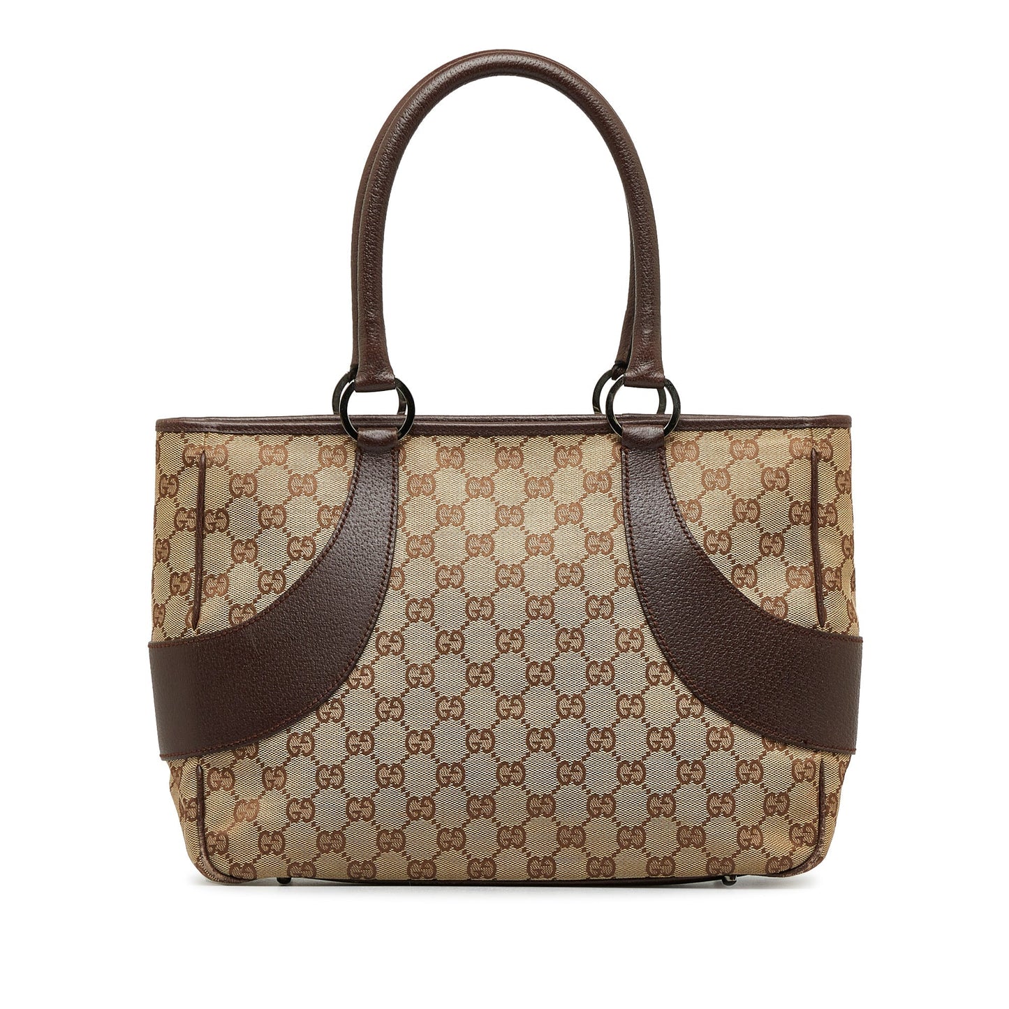 Brown Gucci GG Canvas Tote Bag