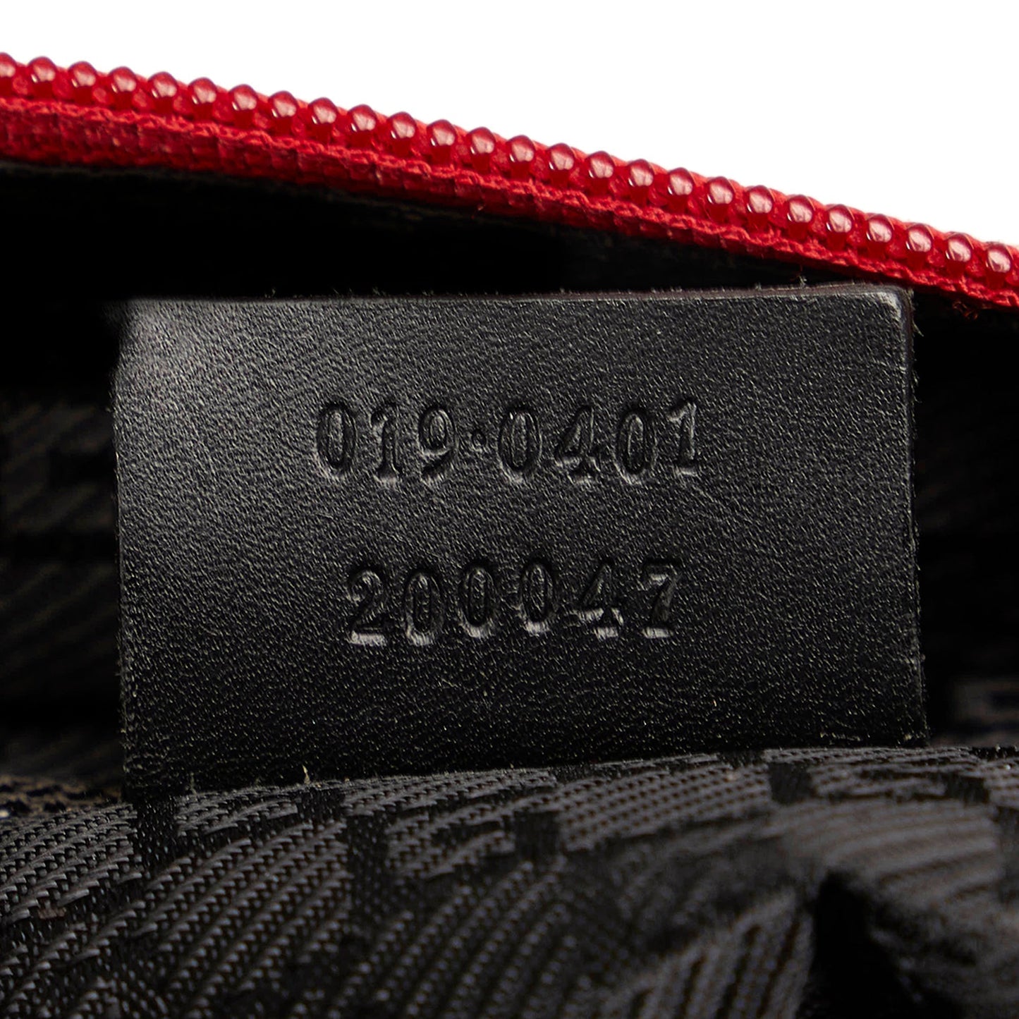 Red Gucci Nylon Tote Bag