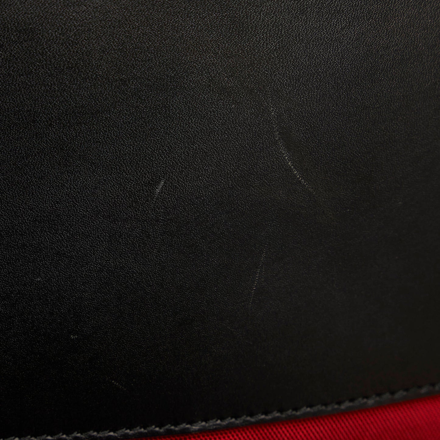 Red Gucci Nylon Tote Bag