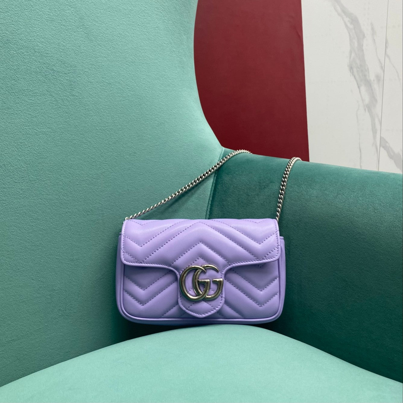 BOLSA GUCCI MARMONT SUPER MINI  16