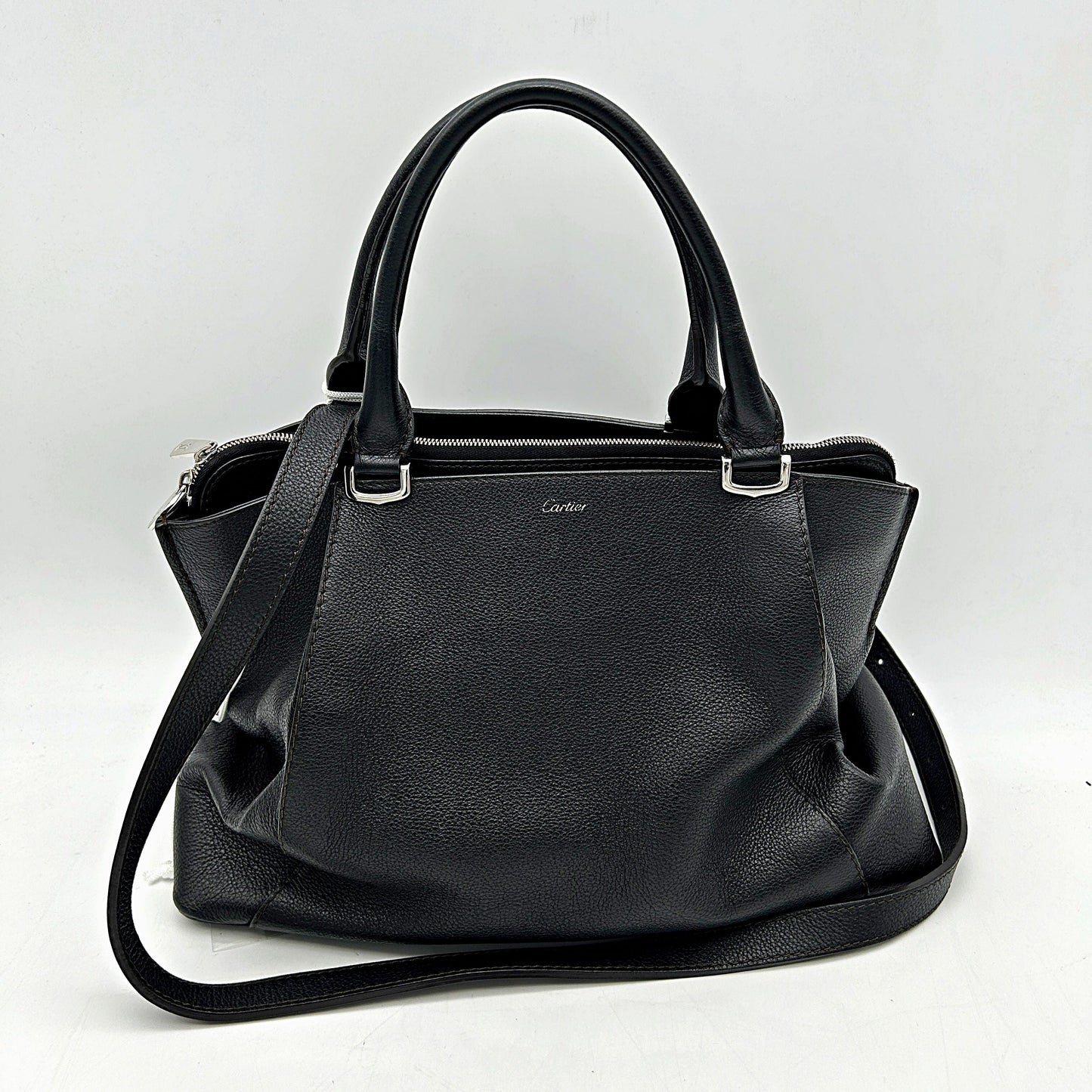 Cartier Black Leather C De Cartier Tote Cartier LA7383