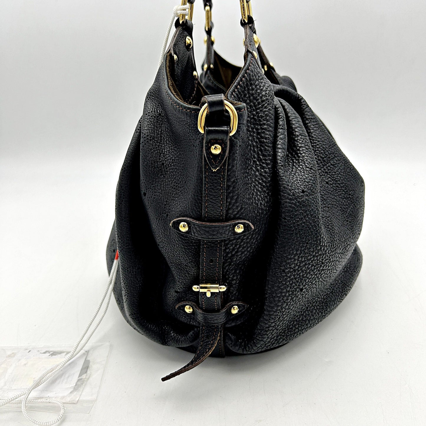 Louis Vuitton Black Monogram Mahina Leather XL Bag Louis Vuitton LA12408