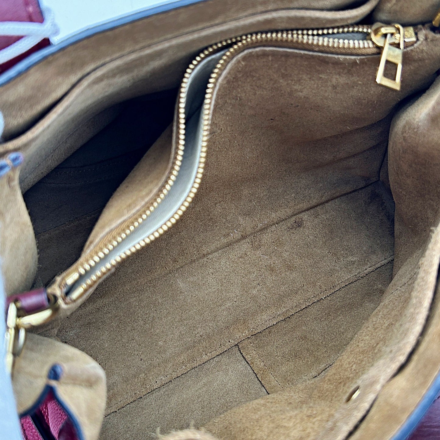 Loewe Mini Gate Top Handle Bag - Burgundy Handle Bags, Handbags LA26475