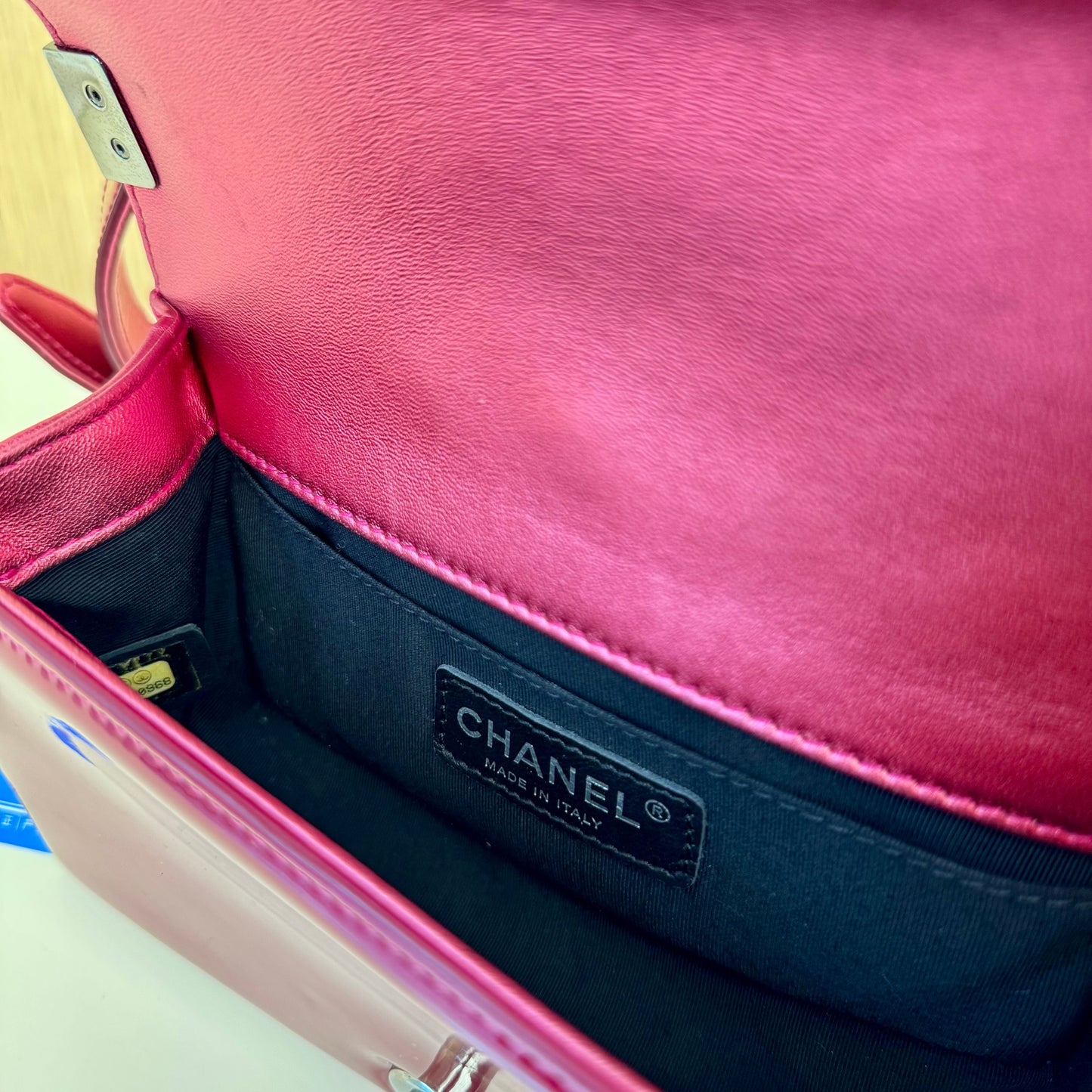 Chanel Small Metallic Boy Bag - Pink Shoulder Bags, Handbags