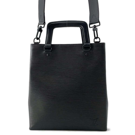 Louis Vuitton  Noir Epi Leather Handbag Shoulder Bag