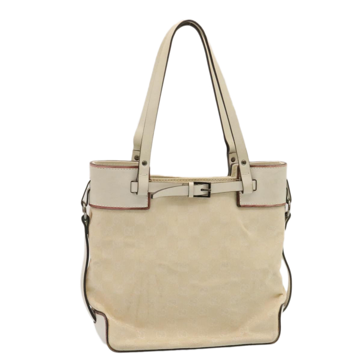 GUCCI GG Canvas Tote Bag Beige  ac193
