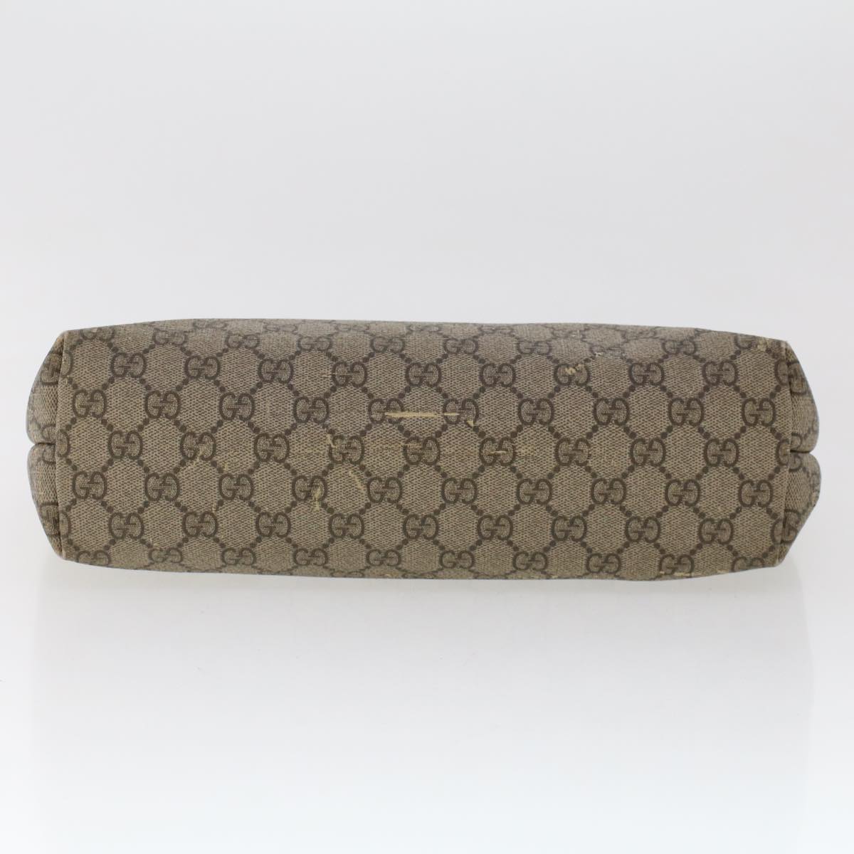 GUCCI GG Canvas Tote Bag PVC Leather Beige 211138  ac1991