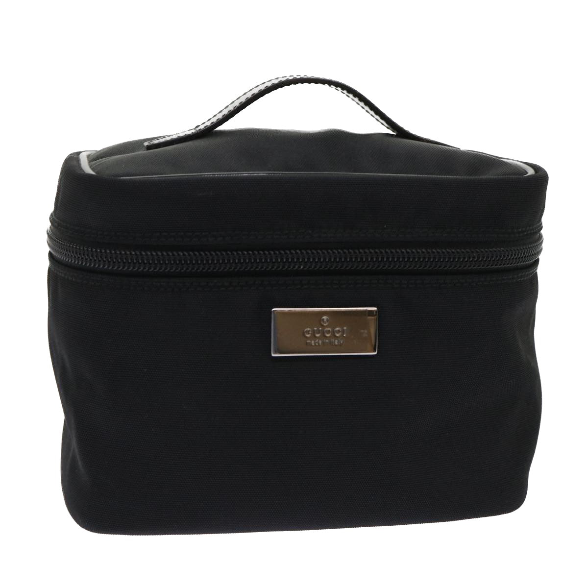 GUCCI Vanity Cosmetic Pouch Nylon Black 0390951 001998  ac2023