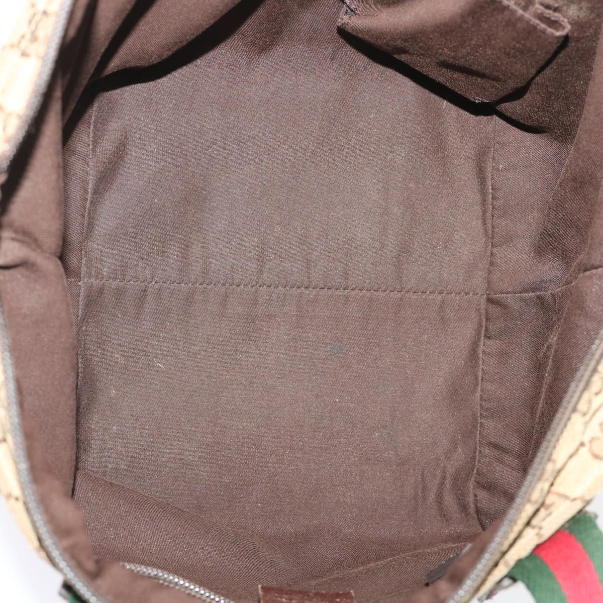 GUCCI GG Canvas Web Sherry Line Tote Bag Beige Red Green 131228  ac2026