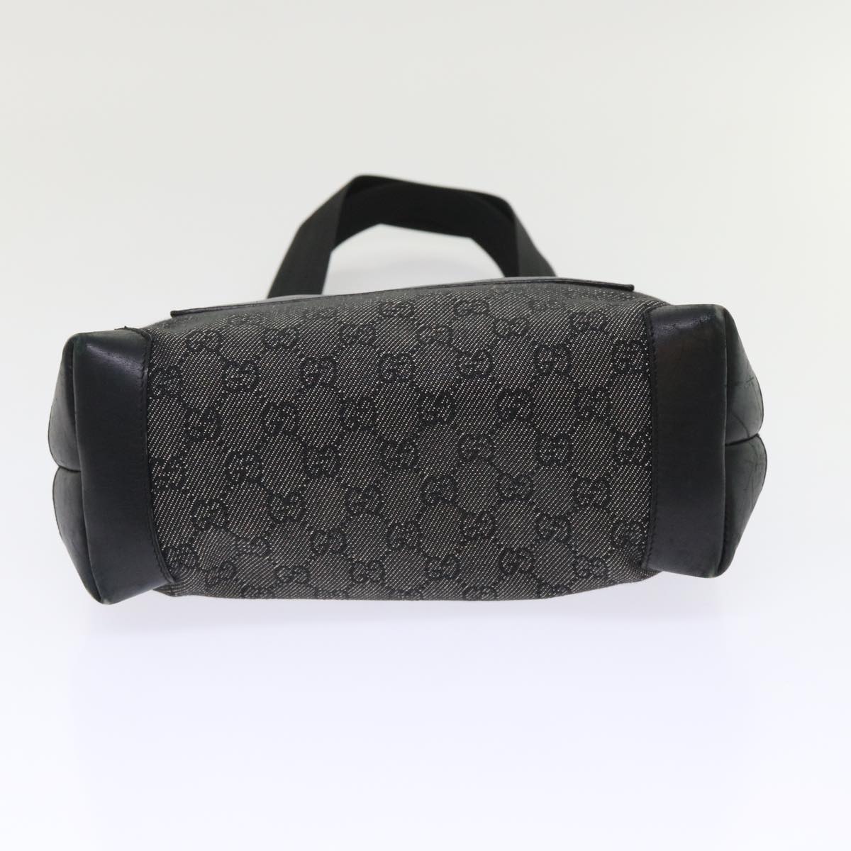 GUCCI GG Canvas Shoulder Bag Leather Black 28893  ac2029