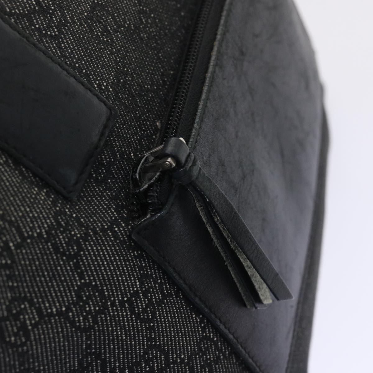 GUCCI GG Canvas Shoulder Bag Leather Black 28893  ac2029