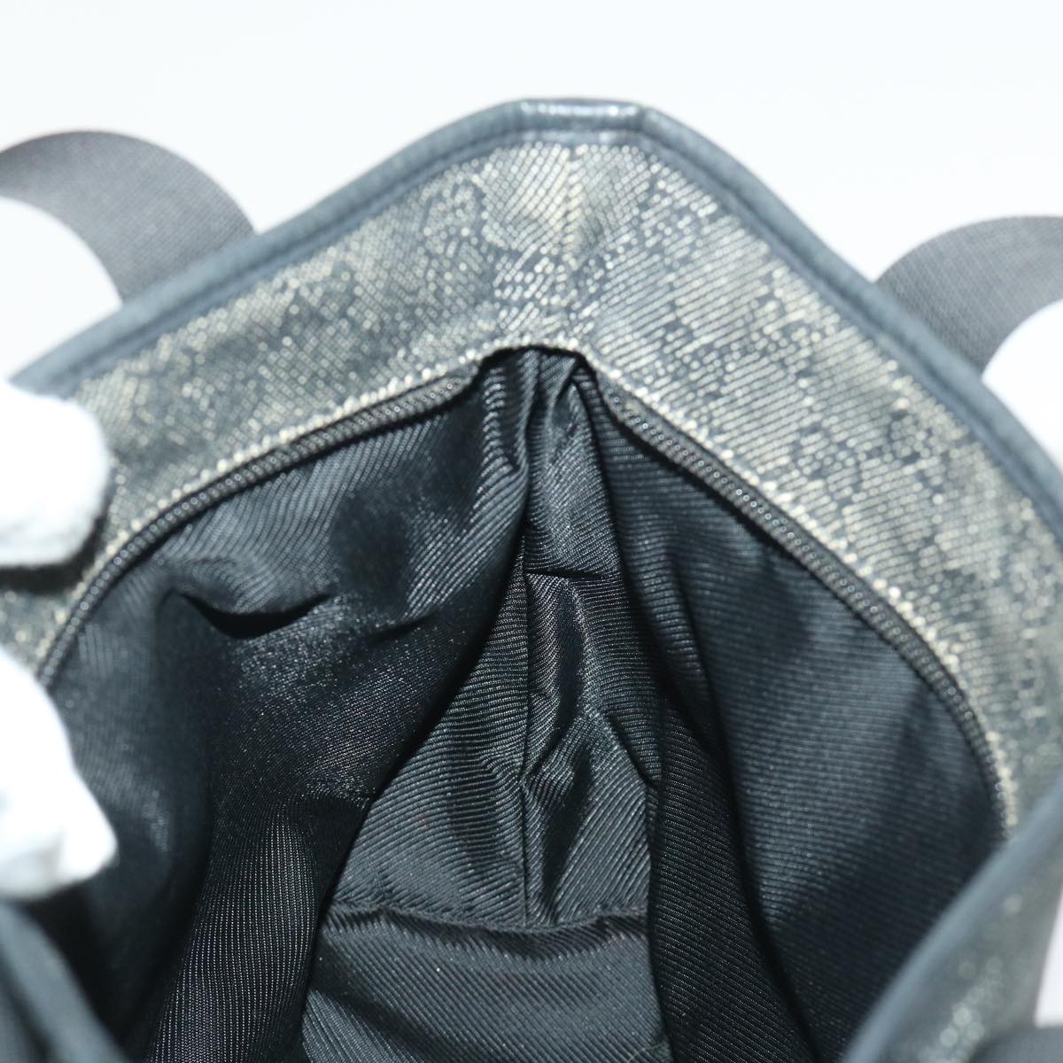 GUCCI GG Canvas Shoulder Bag Leather Black 28893  ac2029