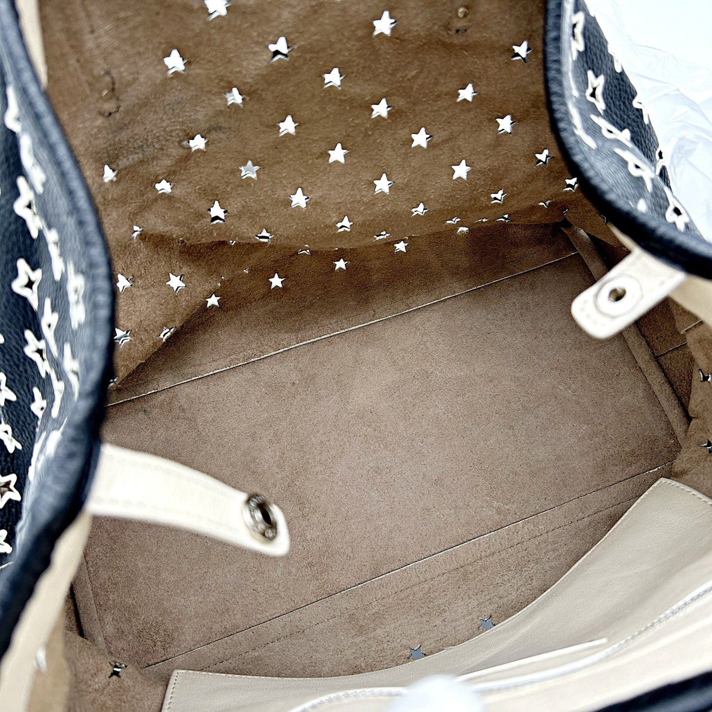 Jimmy Choo Leather Star Tote Bag - Black Totes, Handbags LA5877