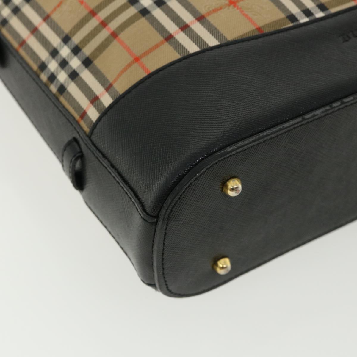 Burberry Nova Check Shoulder Bag Beige Auth am3155